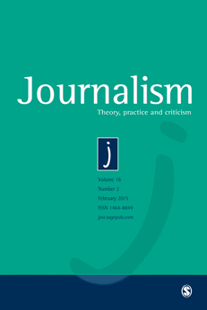 Thumbnail cover image of the Journalism - Theory, Practice, and Criticism