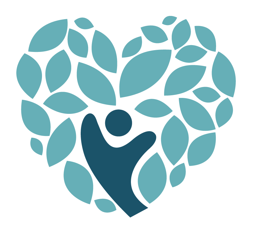 The NMVVRC Heart logo - a stylized pictogram of a person in dark teal surrounded by leaf shapes in light teal all within the larger shape of a heart.