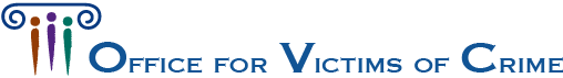 Logo for the Office of Victims of Crime that is part of the U.S. Department of Justice.